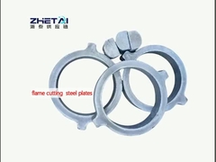 Placas de aço de corte a chama