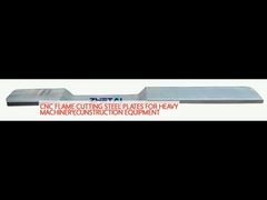 CNC CUTURAÇÃO DE FLAGEM chapas de aço para máquinas pesadas, equipamento de construção