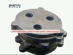 Cortes a chama personalizáveis para o processamento de metais de alta qualidade