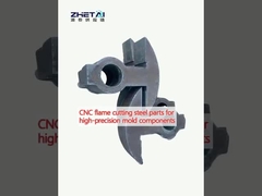Partes de aço de corte a chama CNC para componentes de moldes de alta precisão