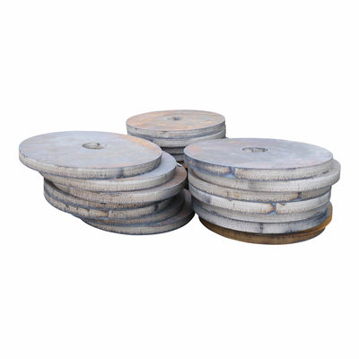 Serviço de corte a chama CNC de flanges de aço na conexão de tubulações e equipamentos