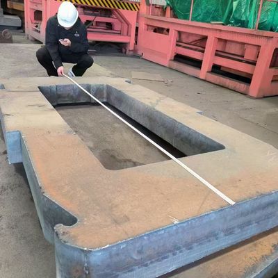 Serviço industrial de corte CNC para corte a chama de chapas de aço espessas